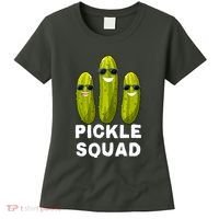 Cute Vegan Dill Pickle Costume Adult Pickle Squad Gift Women's T-Shirt thumb 0