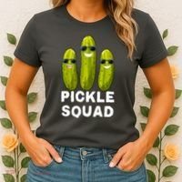 Cute Vegan Dill Pickle Costume Adult Pickle Squad Gift Women's T-Shirt thumb 2