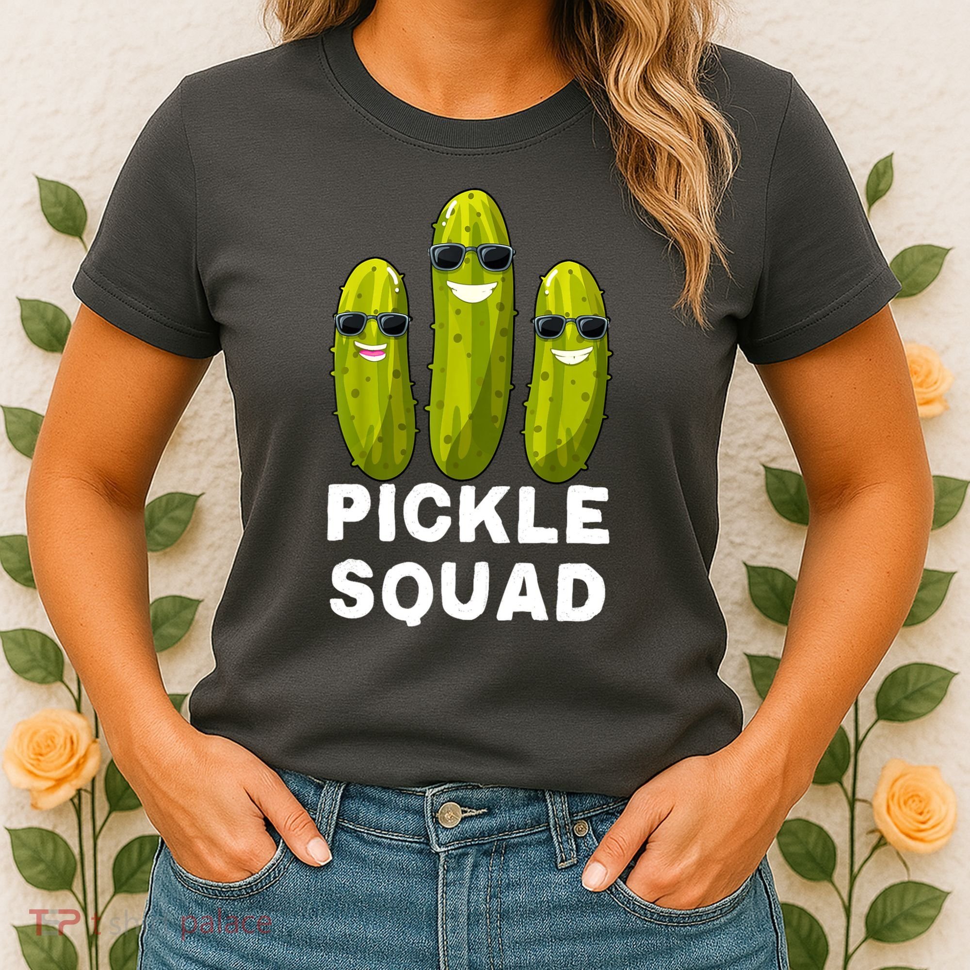 Cute Vegan Dill Pickle Costume Adult Pickle Squad Gift Women's T-Shirt