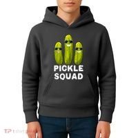 Cute Vegan Dill Pickle Costume Adult Pickle Squad Gift Kids Hoodie thumb 4