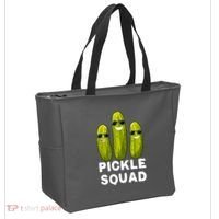 Cute Vegan Dill Pickle Costume Adult Pickle Squad Gift Tote Bag thumb 2