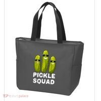 Cute Vegan Dill Pickle Costume Adult Pickle Squad Gift Tote Bag thumb 3