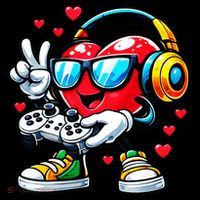 Cool Valentine's Day Gamer Heart Love Gaming Coffee Mug thumb 5