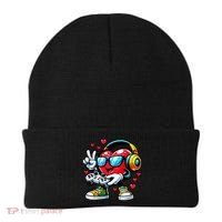 Cool Valentine's Day Gamer Heart Love Gaming Beanie thumb 0