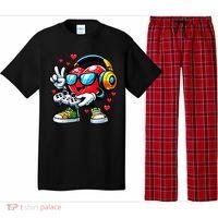 Cool Valentine's Day Gamer Heart Love Gaming Pajama Set thumb 0