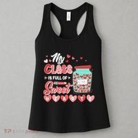 Cute Valentines Day My Class Is Full Of Sweet Hearts Women's Tank Top thumb 3