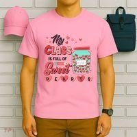 Cute Valentines Day My Class Is Full Of Sweet Hearts T-Shirt thumb 6