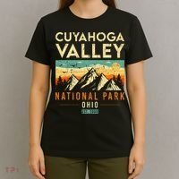 Cuyahoga Valley Est. 2000 Vintage Retro Ohio National Park T-Shirt thumb 4