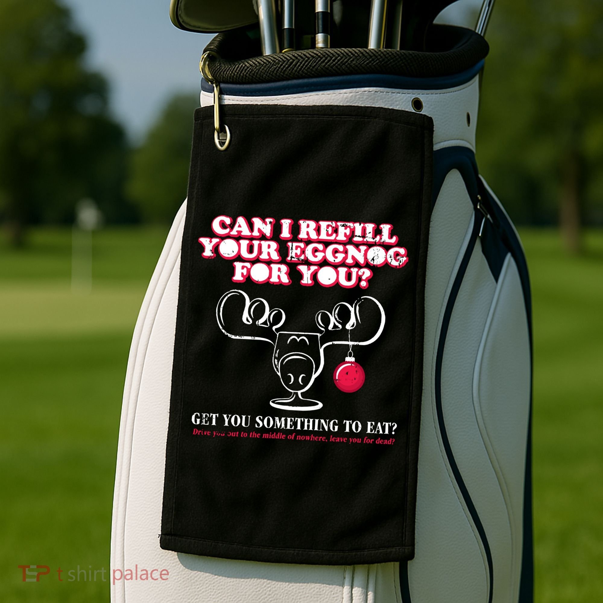 Christmas Vacation Eggnog Golf Towel