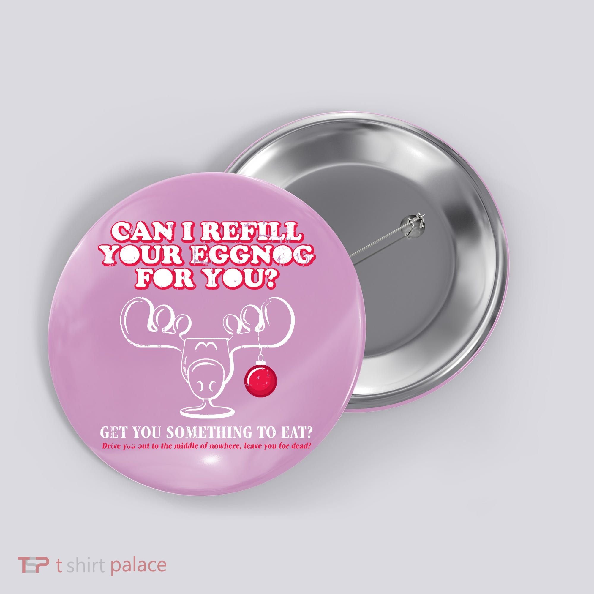 Christmas Vacation Eggnog Button