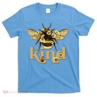 Cute Vintage Floral Bee Kind T-Shirt thumb 0