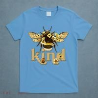 Cute Vintage Floral Bee Kind T-Shirt thumb 4