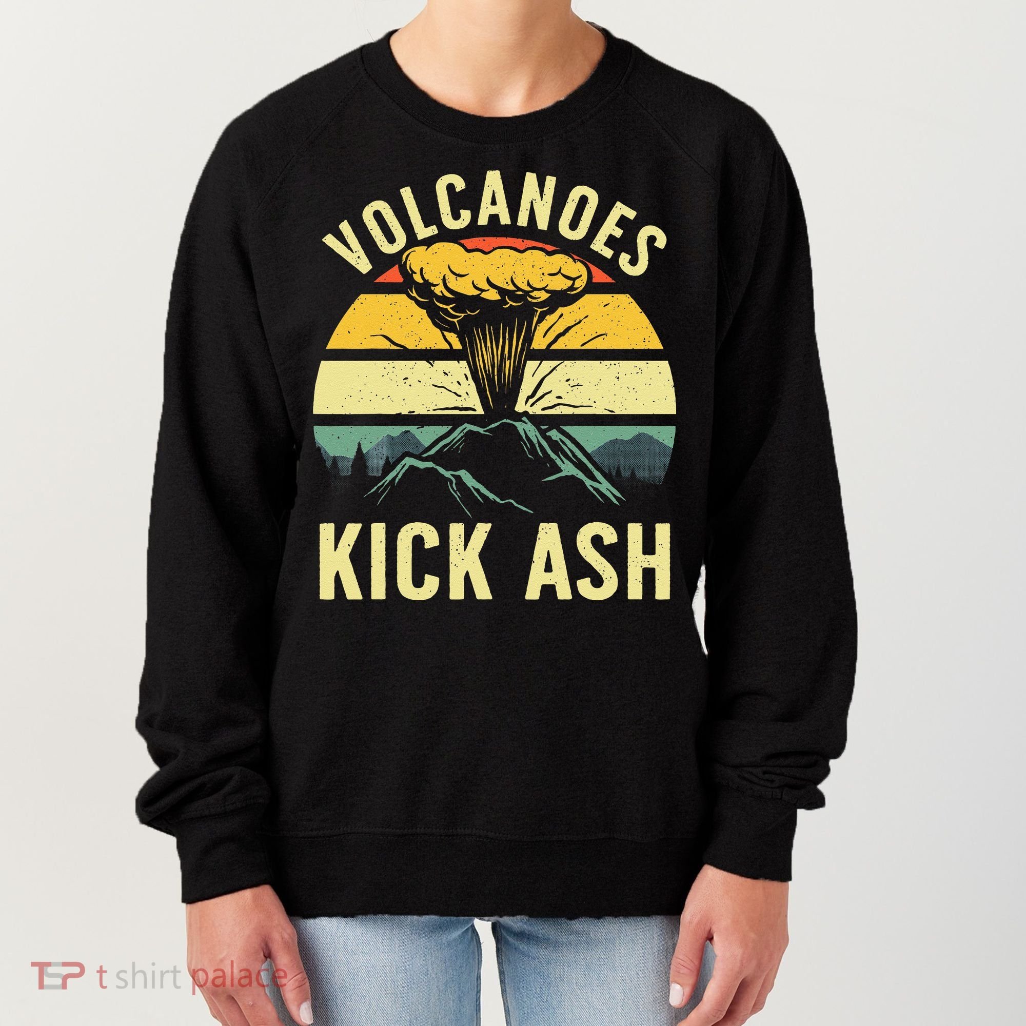 Cool Volcano For Men Women Kids Volcanic Ash Volcano Lover Women's Sweatshirt