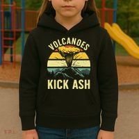 Cool Volcano For Men Women Kids Volcanic Ash Volcano Lover Kids Hoodie thumb 3