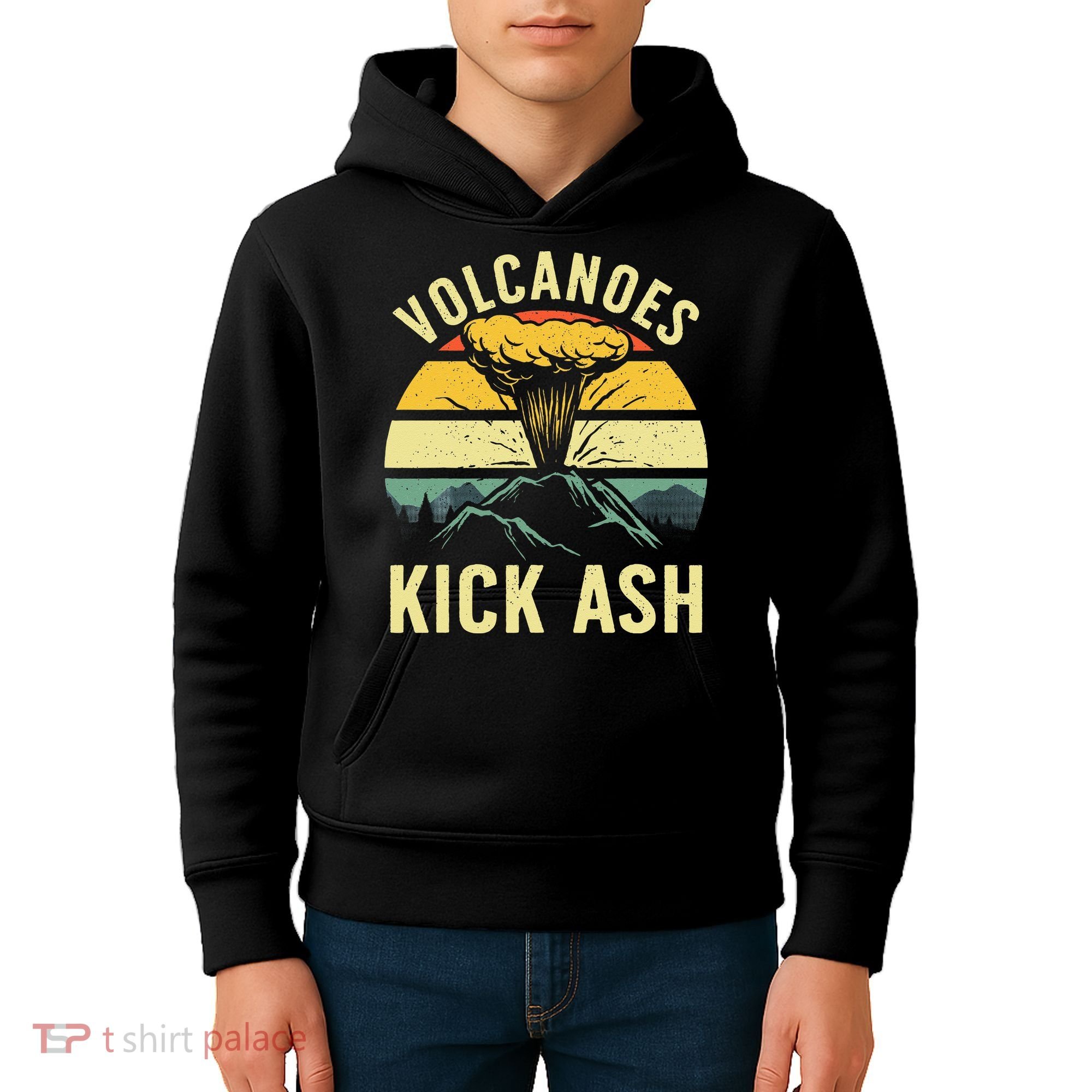 Cool Volcano For Men Women Kids Volcanic Ash Volcano Lover Kids Hoodie