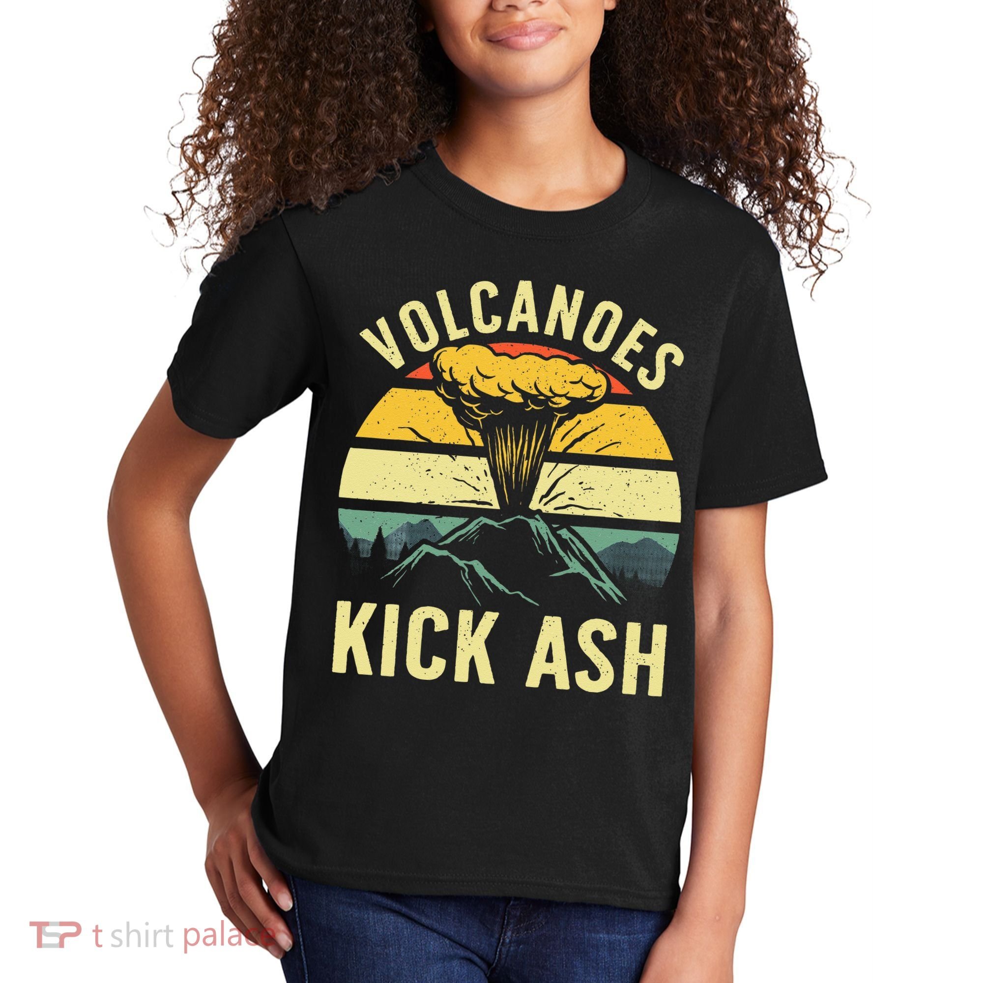 Cool Volcano For Men Women Kids Volcanic Ash Volcano Lover Kids T-Shirt