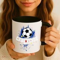 Cabo Verdean Football Cabo Verde Futbol Coffee Mug thumb 3