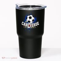 Cabo Verdean Football Cabo Verde Futbol Tumbler thumb 0