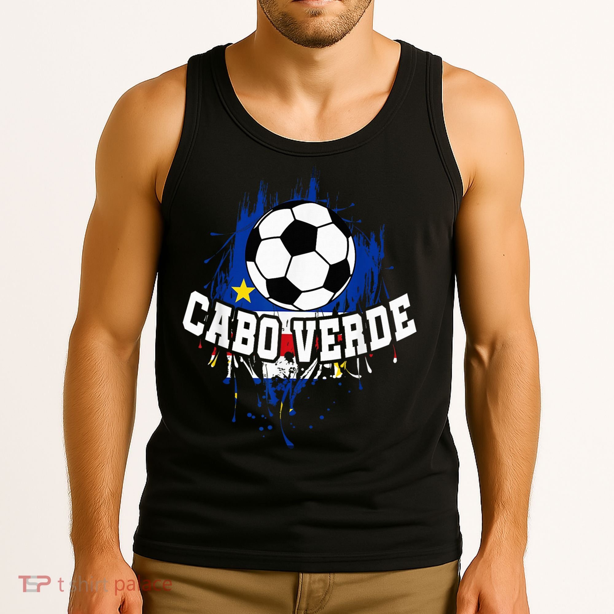 Cabo Verdean Football Cabo Verde Futbol Tank Top