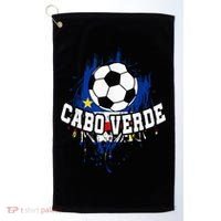 Cabo Verdean Football Cabo Verde Futbol Golf Towel thumb 0
