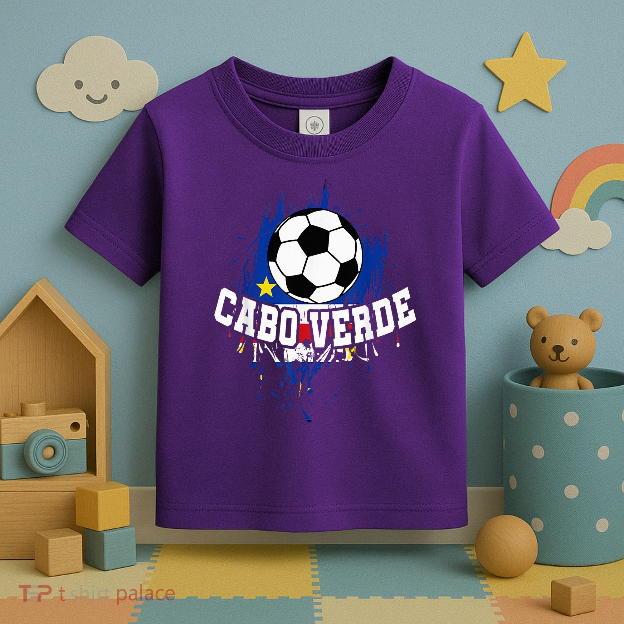 Cabo Verdean Football Cabo Verde Futbol Toddler T-Shirt