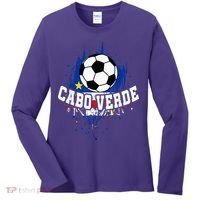 Cabo Verdean Football Cabo Verde Futbol Women's Long Sleeve Shirt thumb 0