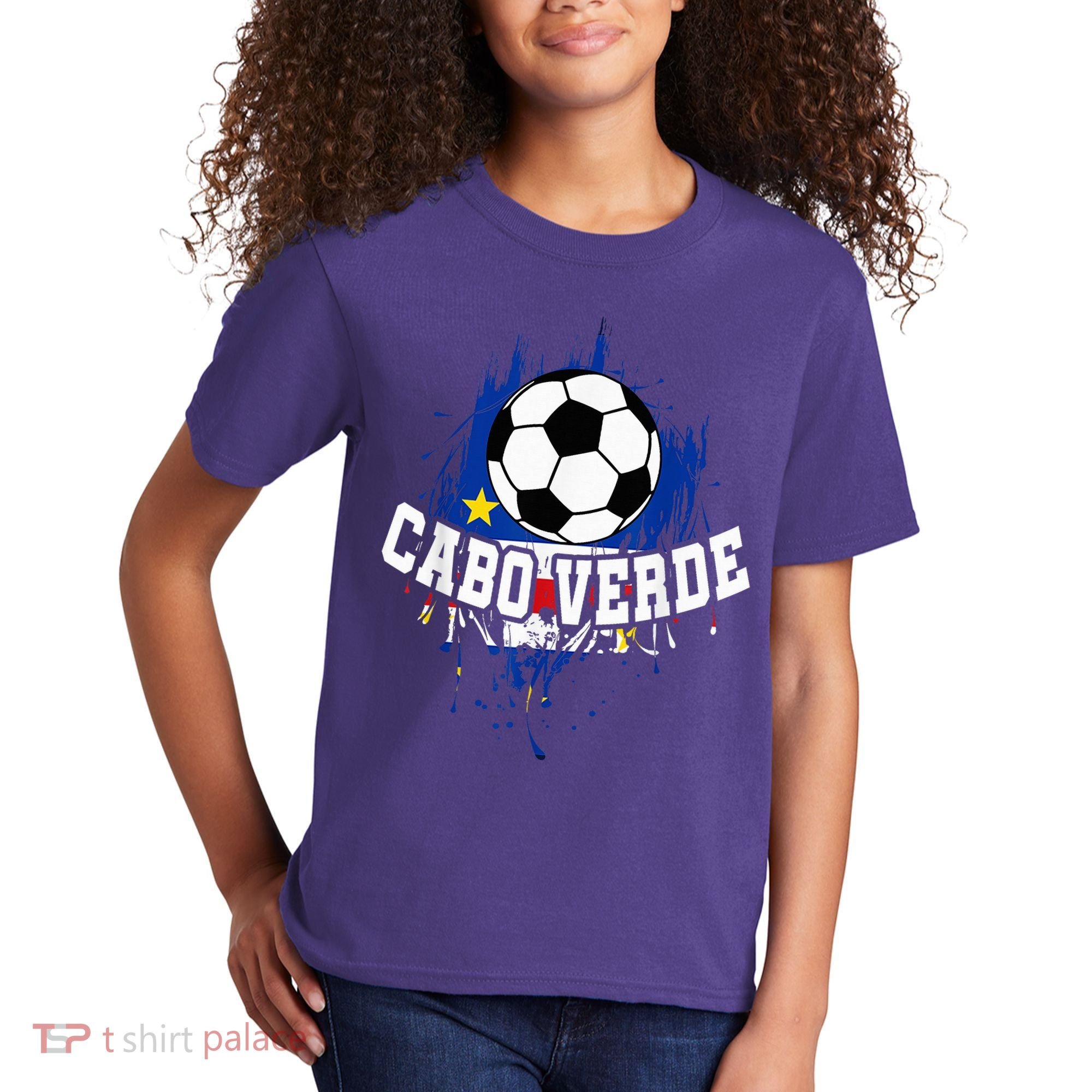 Cabo Verdean Football Cabo Verde Futbol Kids T-Shirt