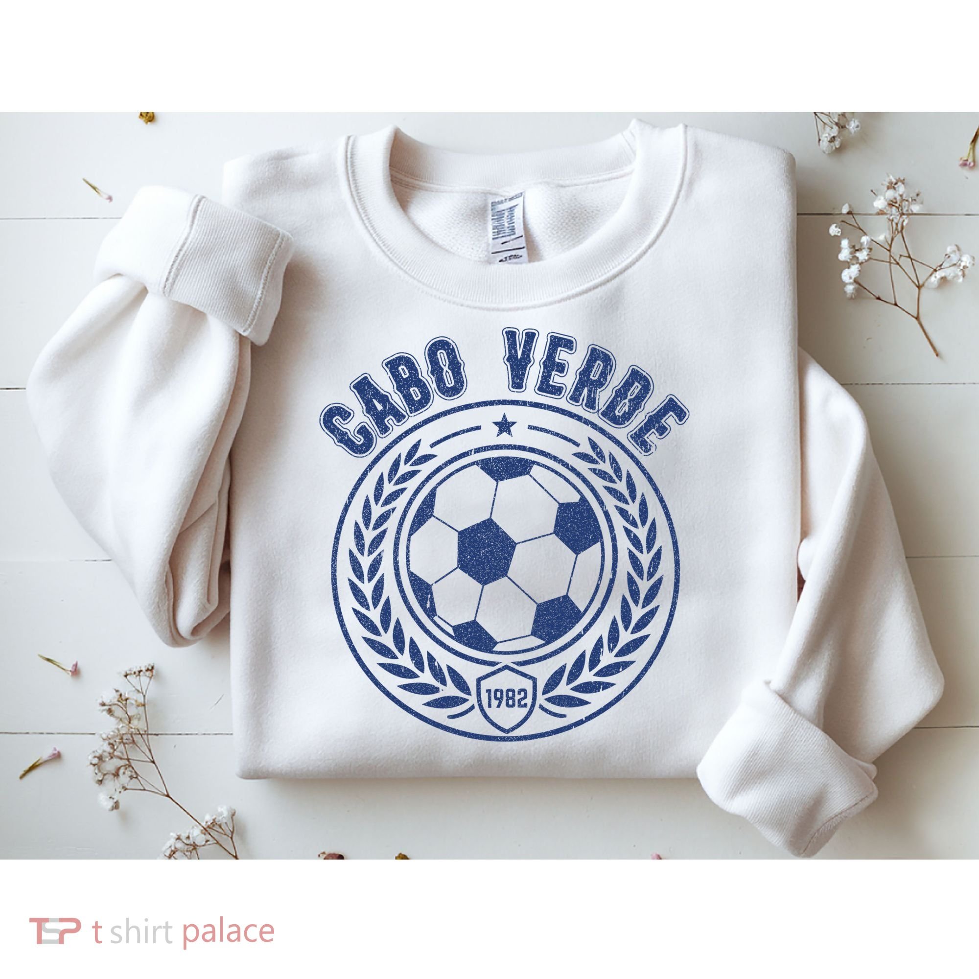 Cabo Verde Futbol Soccer Country Team Fan Sweatshirt