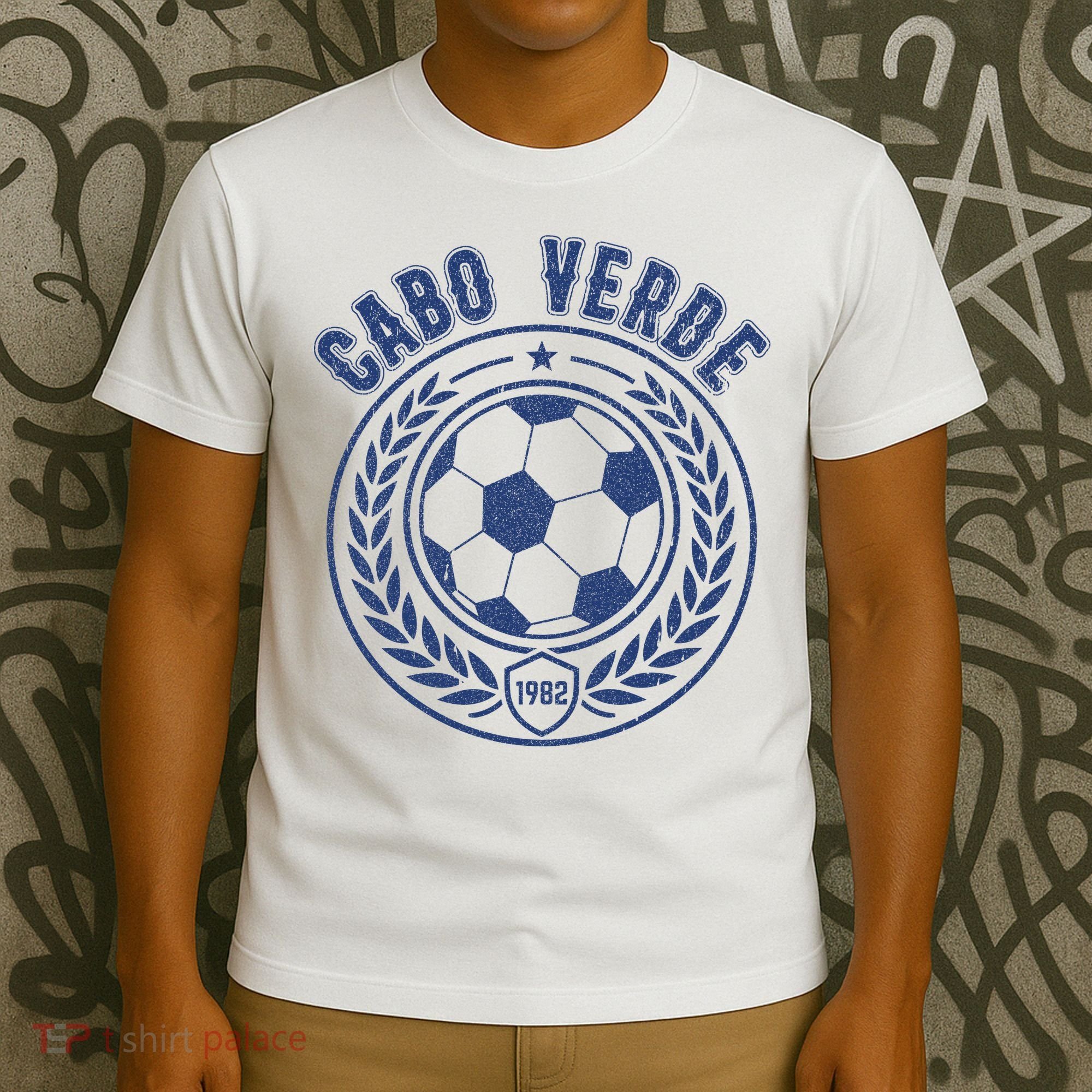 Cabo Verde Futbol Soccer Country Team Fan T-Shirt