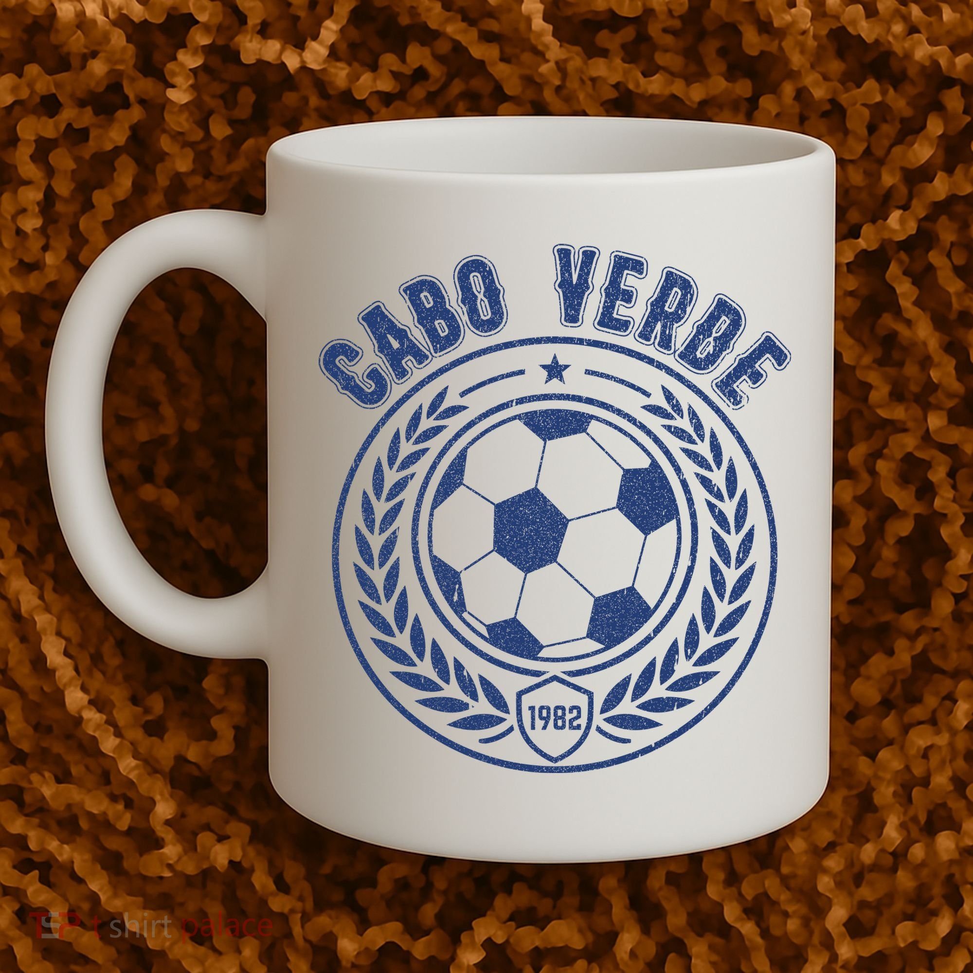 Cabo Verde Futbol Soccer Country Team Fan Coffee Mug