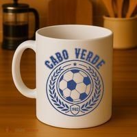 Cabo Verde Futbol Soccer Country Team Fan Coffee Mug thumb 4