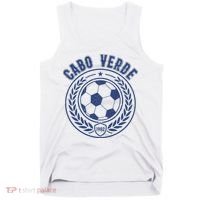 Cabo Verde Futbol Soccer Country Team Fan Tank Top thumb 0