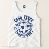 Cabo Verde Futbol Soccer Country Team Fan Tank Top thumb 2