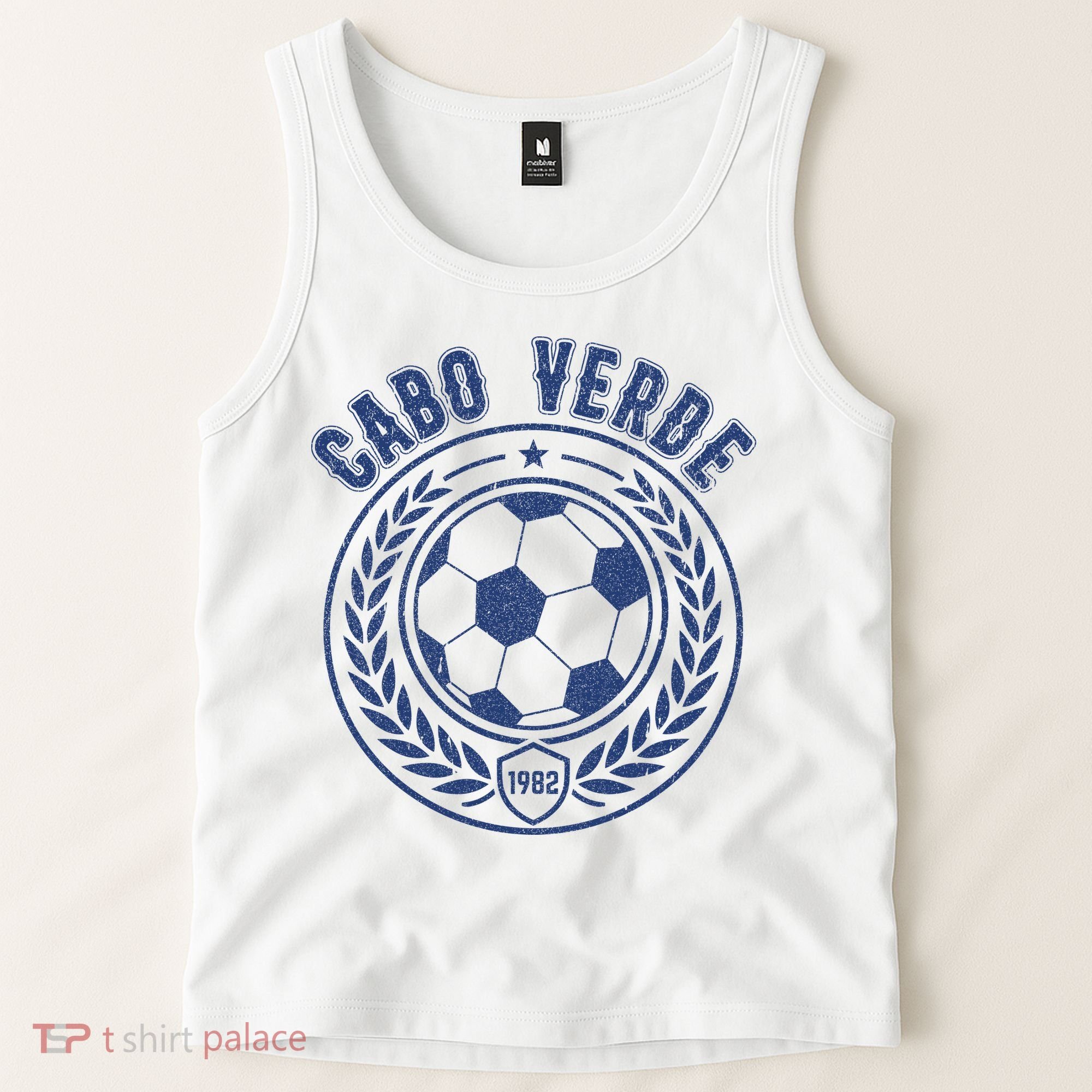 Cabo Verde Futbol Soccer Country Team Fan Tank Top