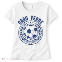 Cabo Verde Futbol Soccer Country Team Fan Women's T-Shirt thumb 0