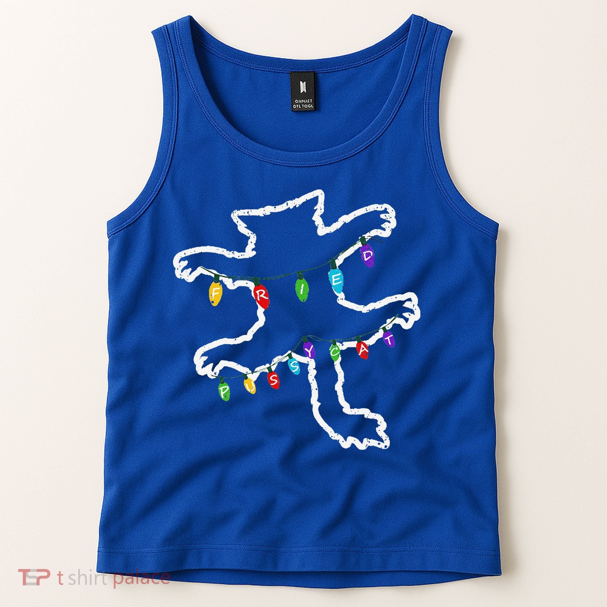 Christmas Vacation Fried Pussycat Christmas Vacation Tank Top