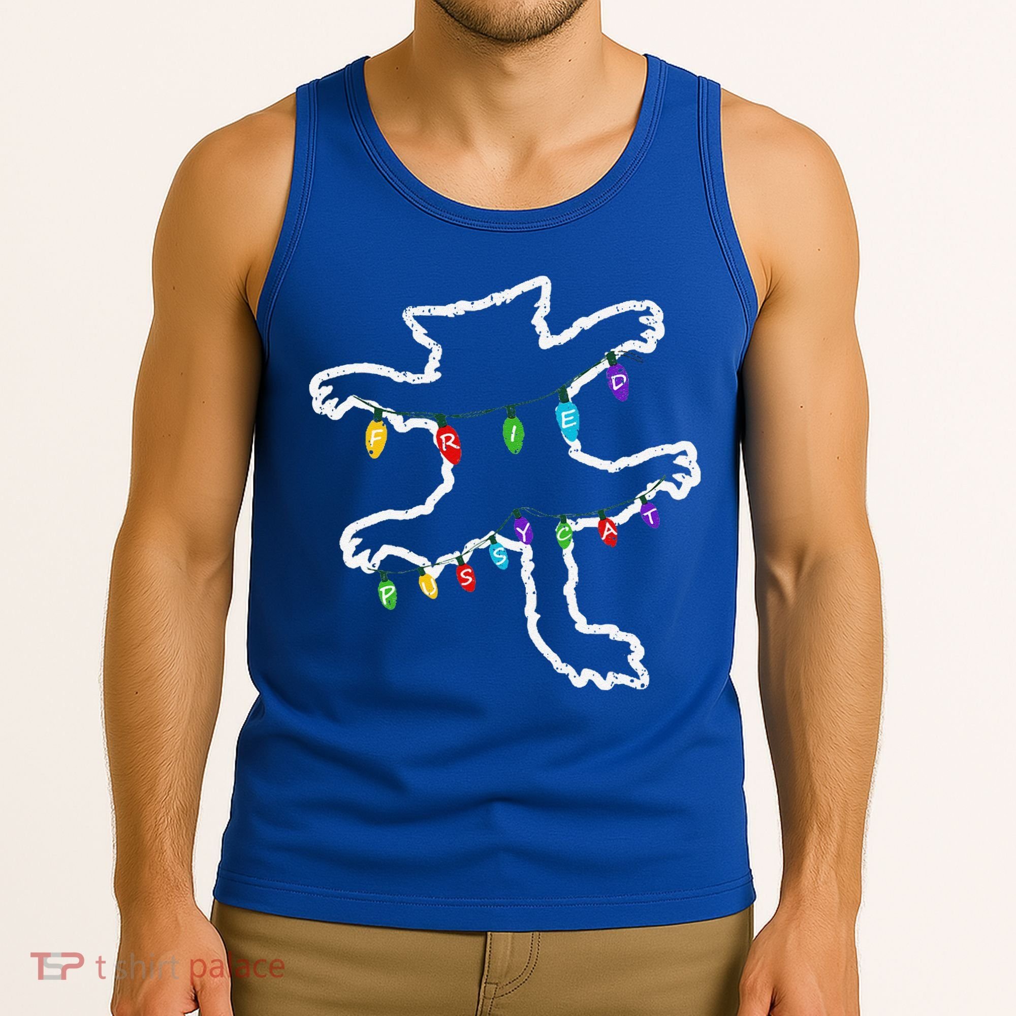 Christmas Vacation Fried Pussycat Christmas Vacation Tank Top