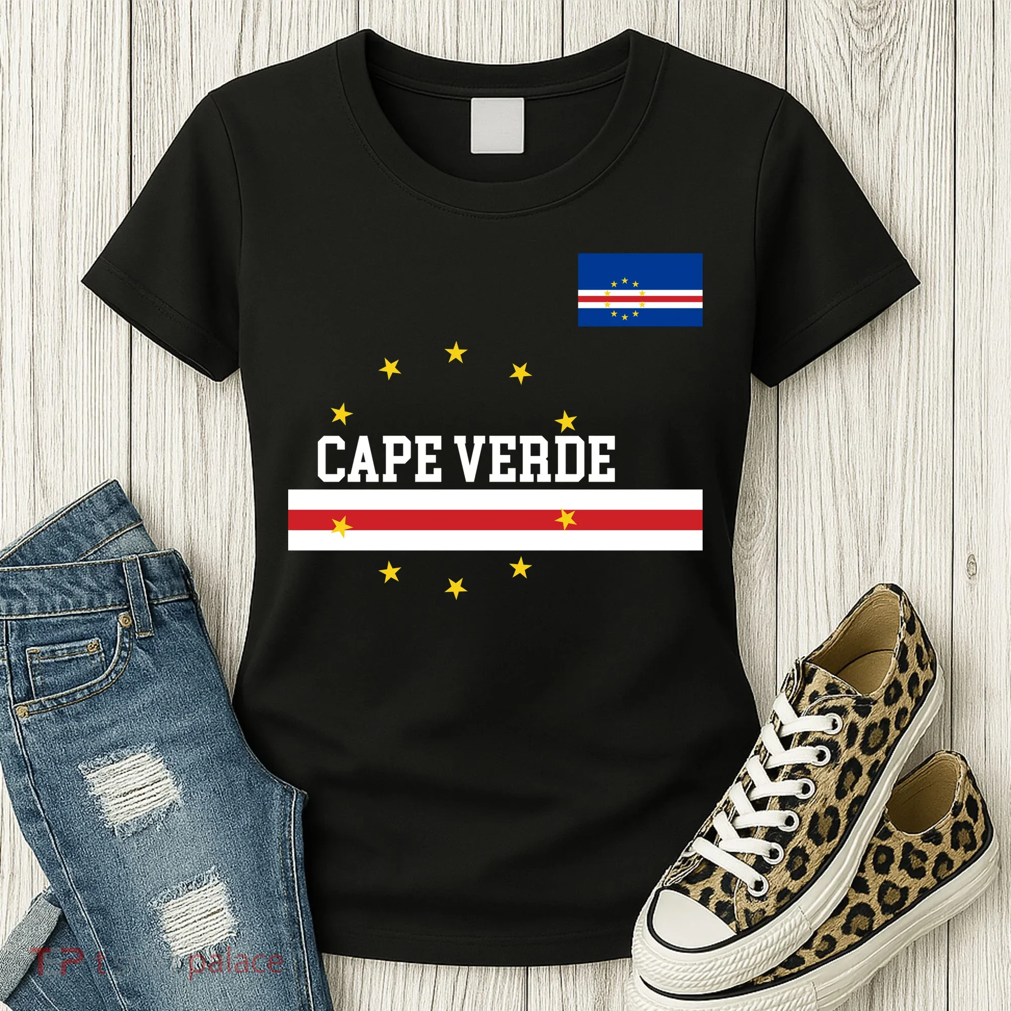 Cape Verde Flag National Pride Women's T-Shirt