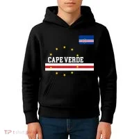 Cape Verde Flag National Pride Kids Hoodie thumb 4