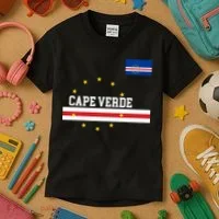 Cape Verde Flag National Pride Kids T-Shirt thumb 3