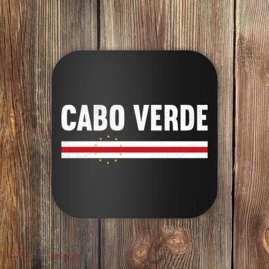 Cabo Verde Flag National Pride Coaster