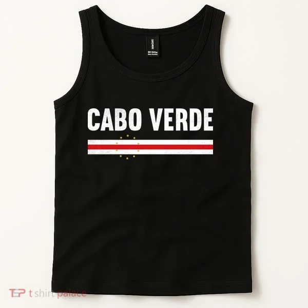 Cabo Verde Flag National Pride Tank Top