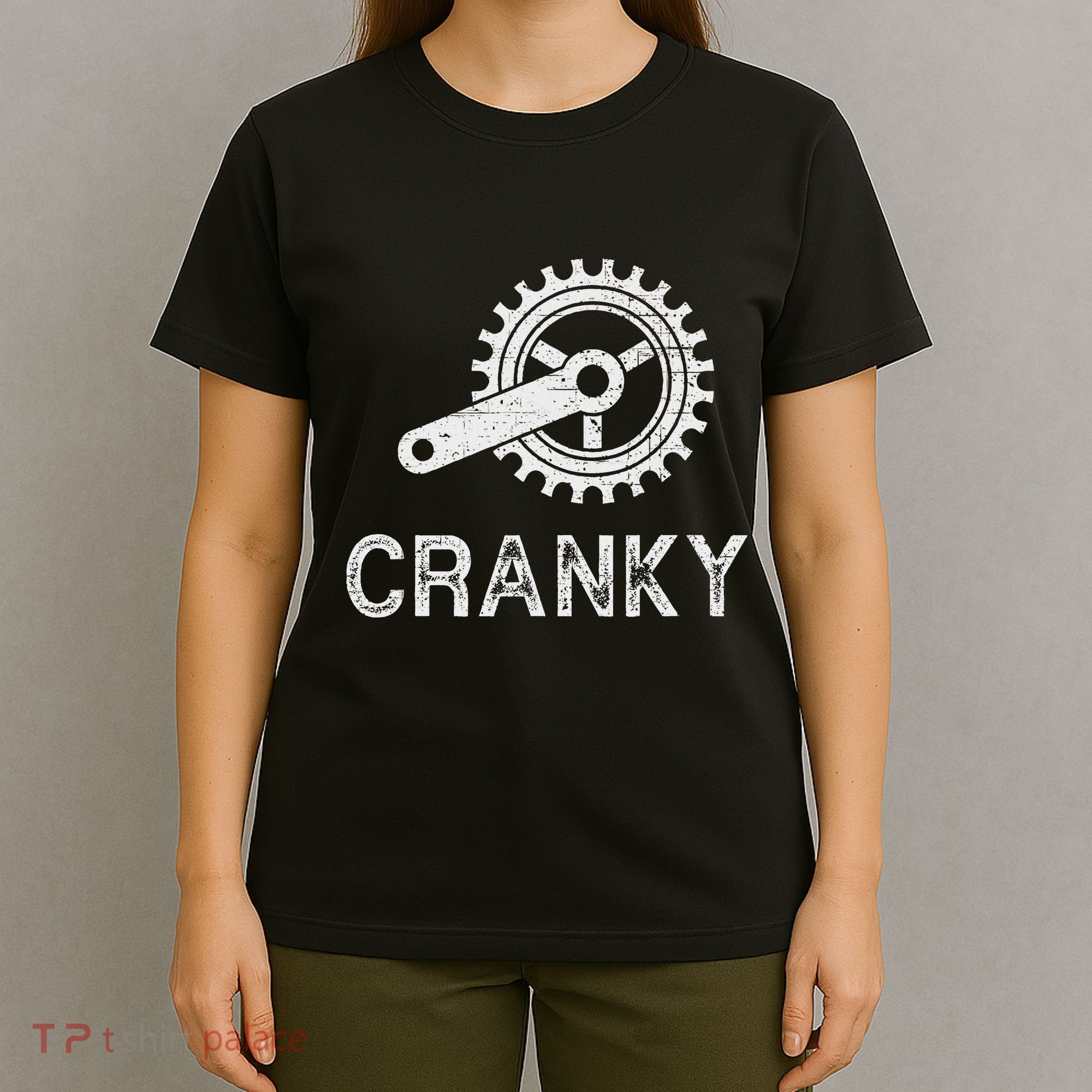Cranky Vintage Funny Bicycle Lovers Cycling Cranky T-Shirt