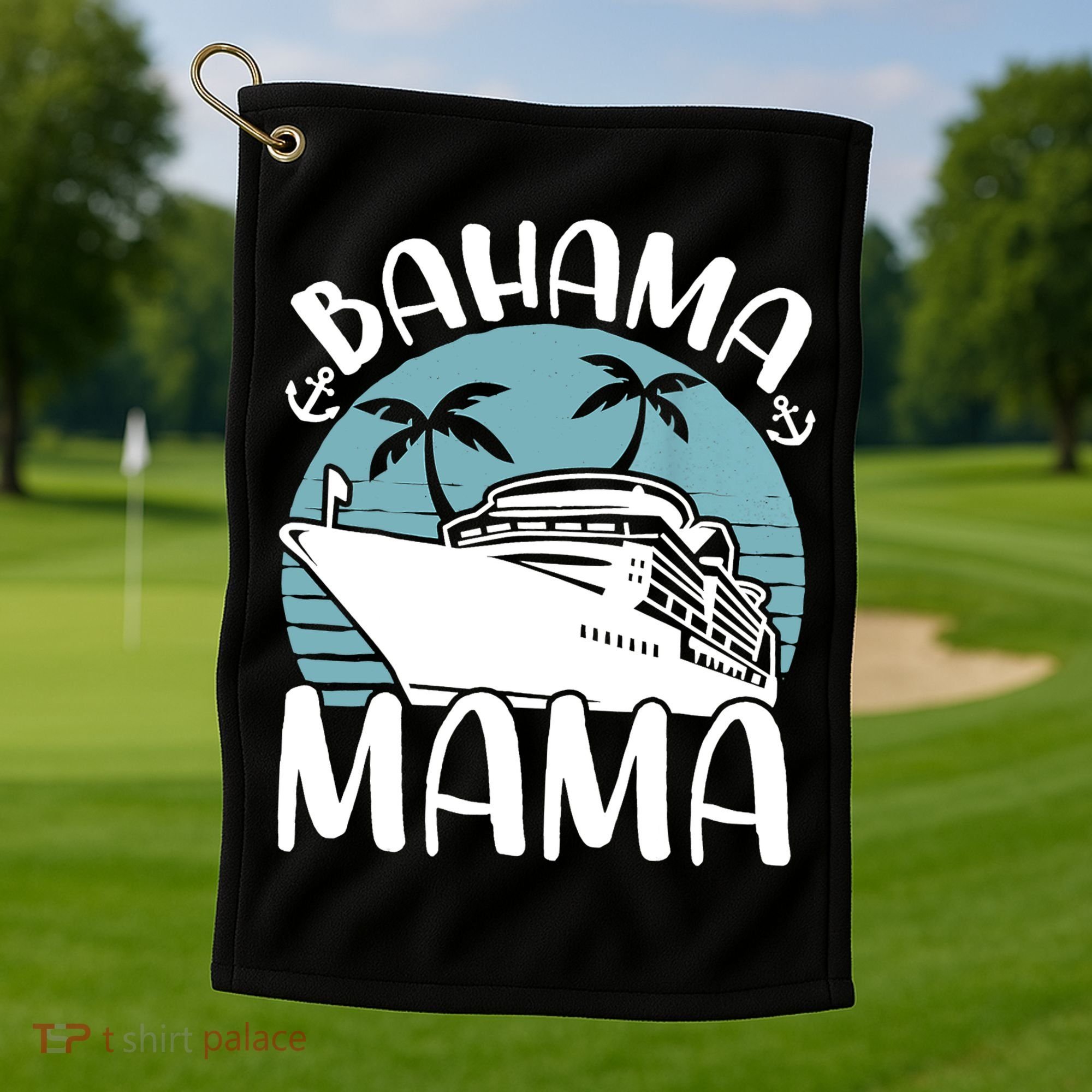 Cruising Vacation Family Trip Bahama Mama Golf Towel