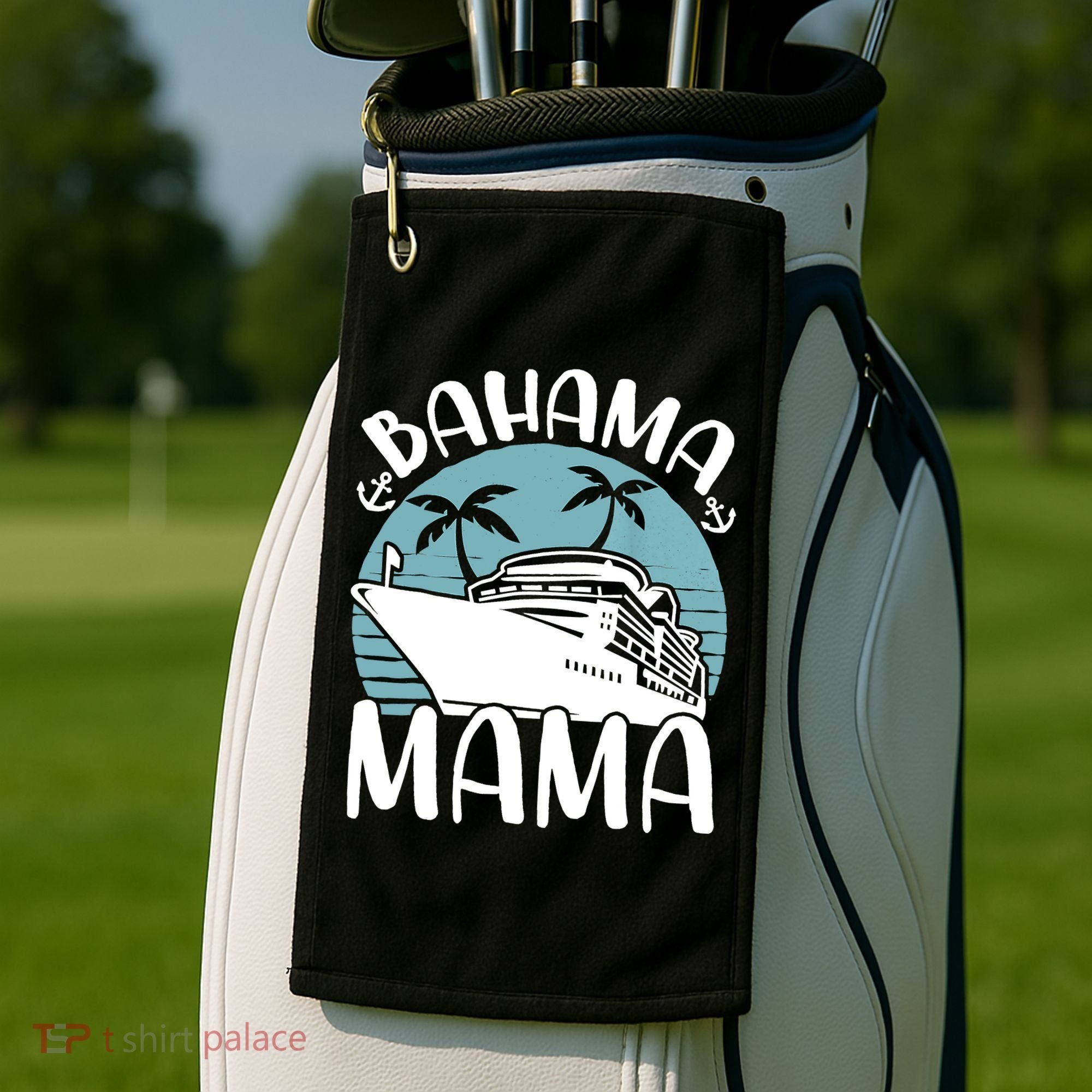 Cruising Vacation Family Trip Bahama Mama Golf Towel