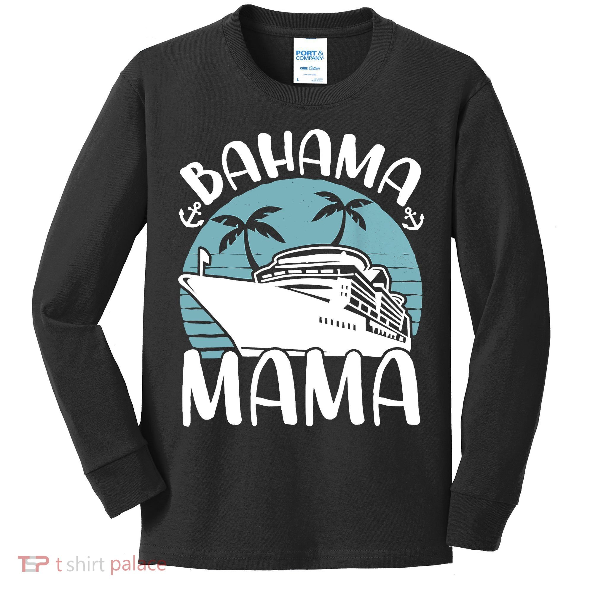 Cruising Vacation Family Trip Bahama Mama Kids Long Sleeve Shirt