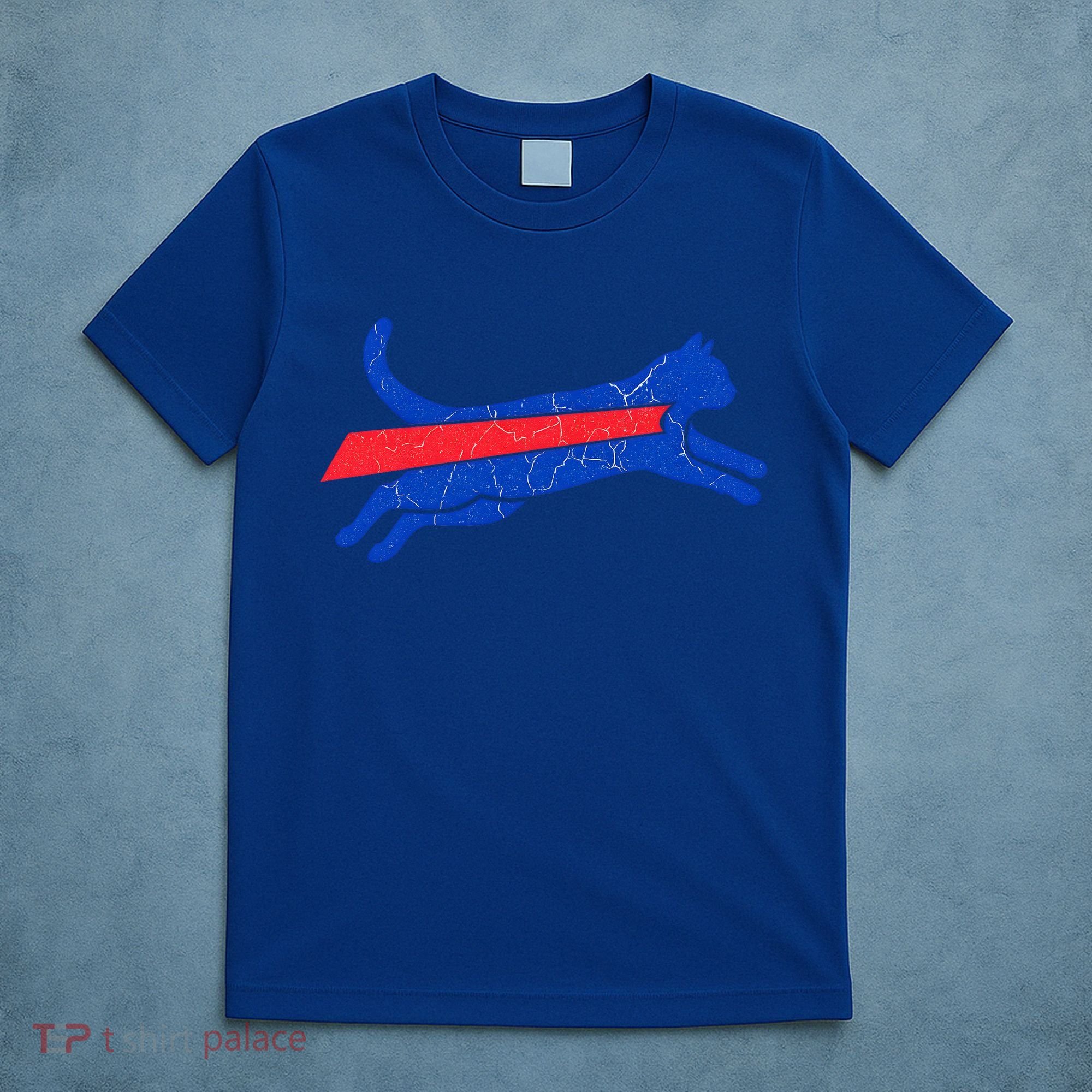 Cat-Bills Vintage Football Funny T-Shirt