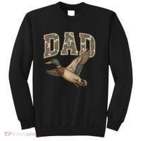 Camouflage Varsity Father's Day Dad Duck Hunting Sweatshirt thumb 0