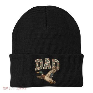 Camouflage Varsity Father's Day Dad Duck Hunting Beanie