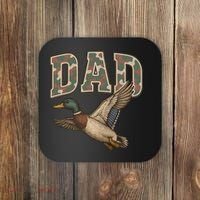 Camouflage Varsity Father's Day Dad Duck Hunting Coaster thumb 0
